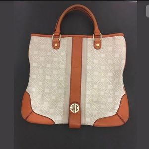 Antonio Melani Canvas & Leather Signature Purse